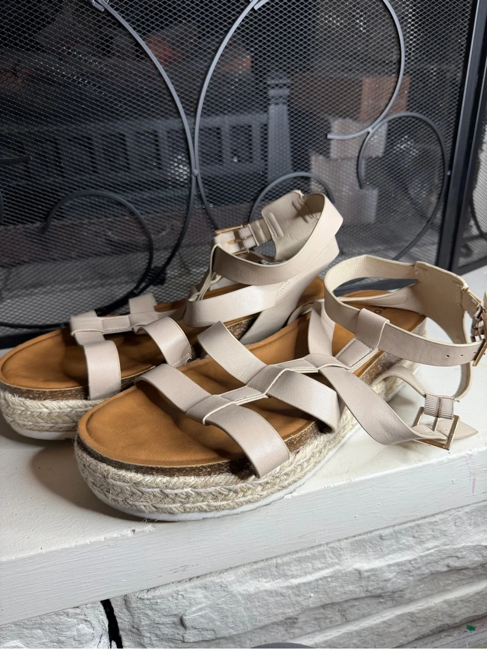 Torrid Women’s Strappy Espadrille Platform Sandals Size 13 WW